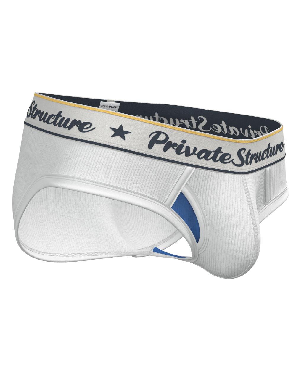 Classic Mid Waist Brief - Dew White [4529]-thumbmail-1