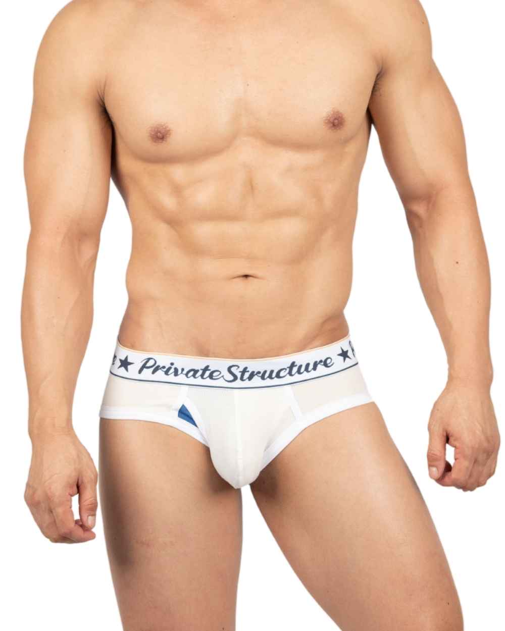Classic Mid Waist Brief - Dew White [4529]-thumbmail-5