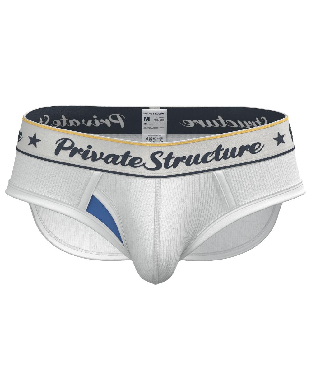 Classic Mid Waist Brief - Dew White [4529]-thumbmail-2