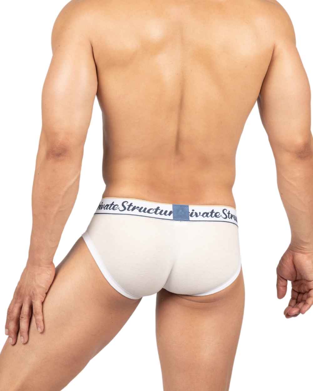 Classic Mid Waist Brief - Dew White [4529]-thumbmail-7