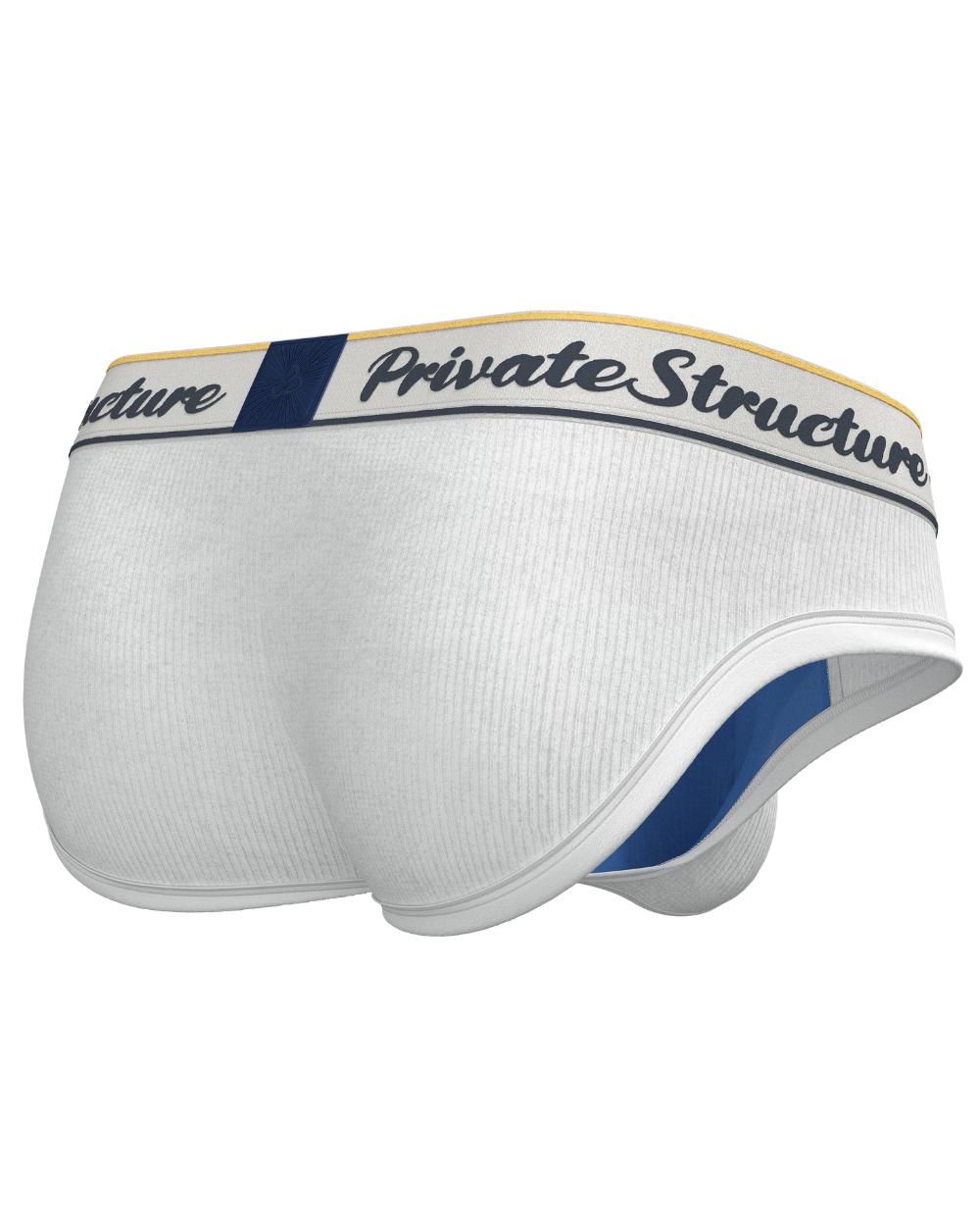 Classic Mid Waist Brief - Dew White [4529]-thumbmail-3