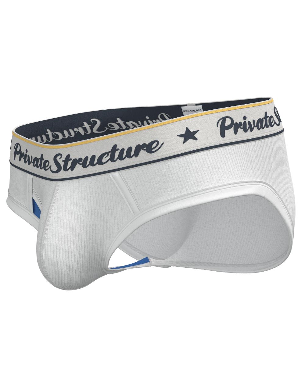 Classic Mid Waist Brief - Dew White [4529]-thumbmail-4
