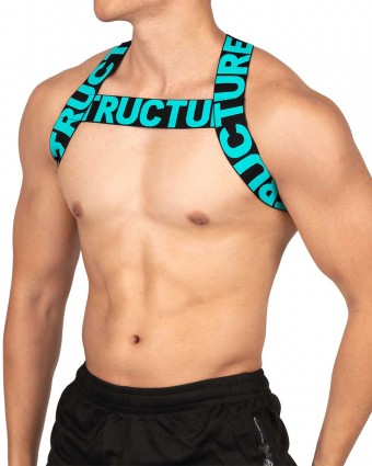 Party Troop Harness - Black Turquoise [4654]