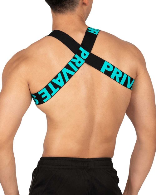 Party Troop Harness - Black Turquoise [4655]