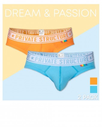 PRD Mid Waist Mini Brief Dream & Passion - 2 Pack - [4385]